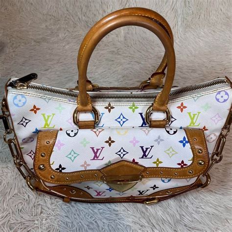 Rita leather handbag Louis Vuitton Multicolour in Leather